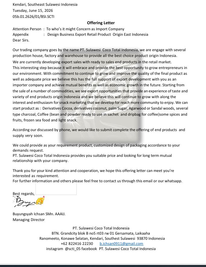 Offering Letter